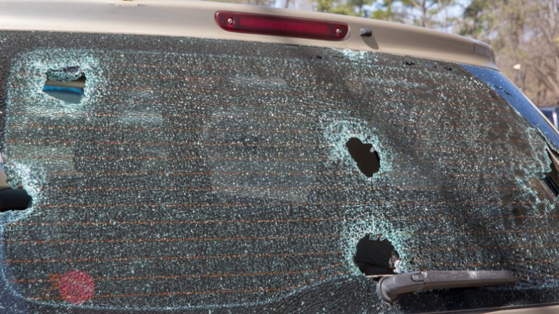How hail can damage a windscreen