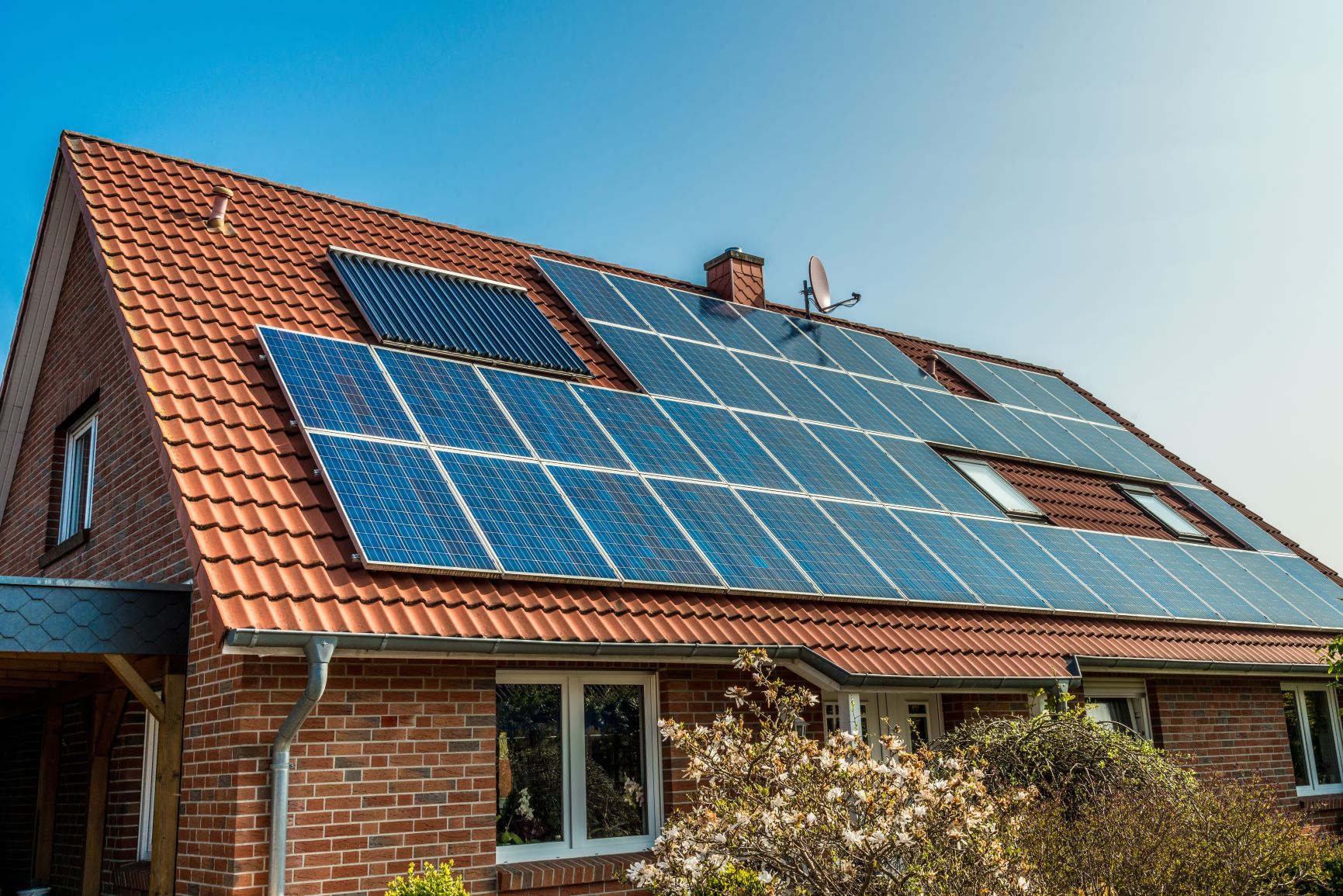 Solar panels installed on the roof of a home in Bendigo