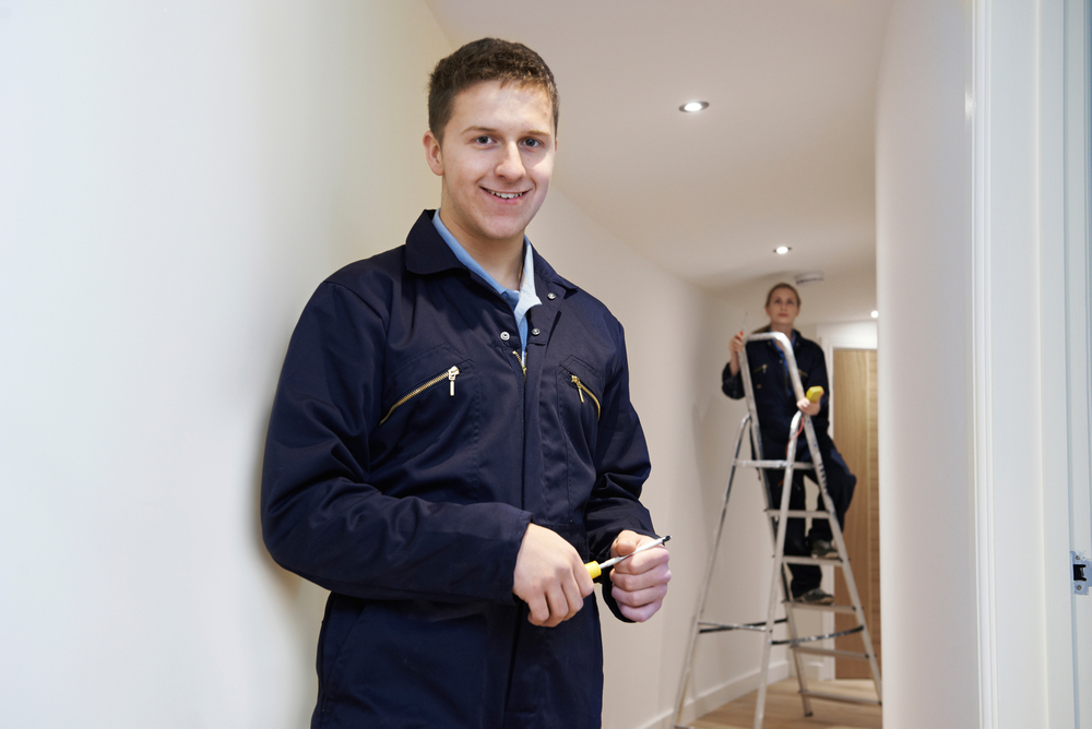 Electricians installing LED Lighting in Canberra