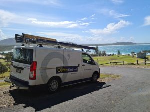 The company van at Port Macquarie