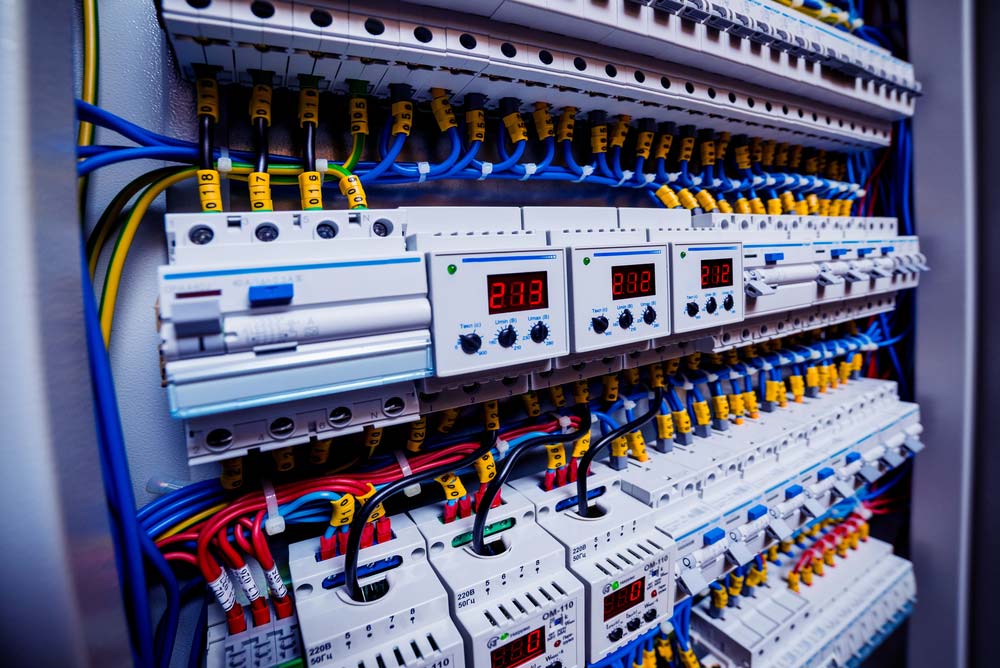 Voltage Switchboard With Circuit Breakers