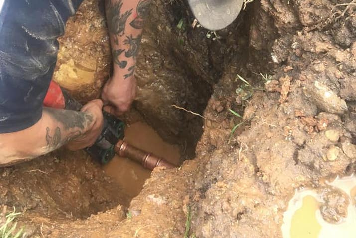 burst pipe - plumber Wollongong