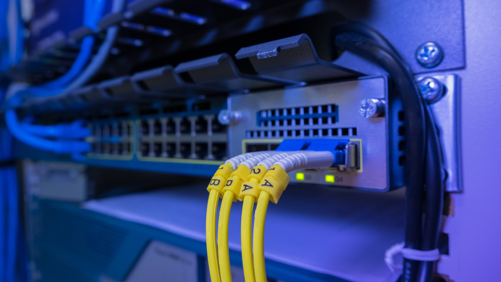 A Router And Servers at a business in Camberwell