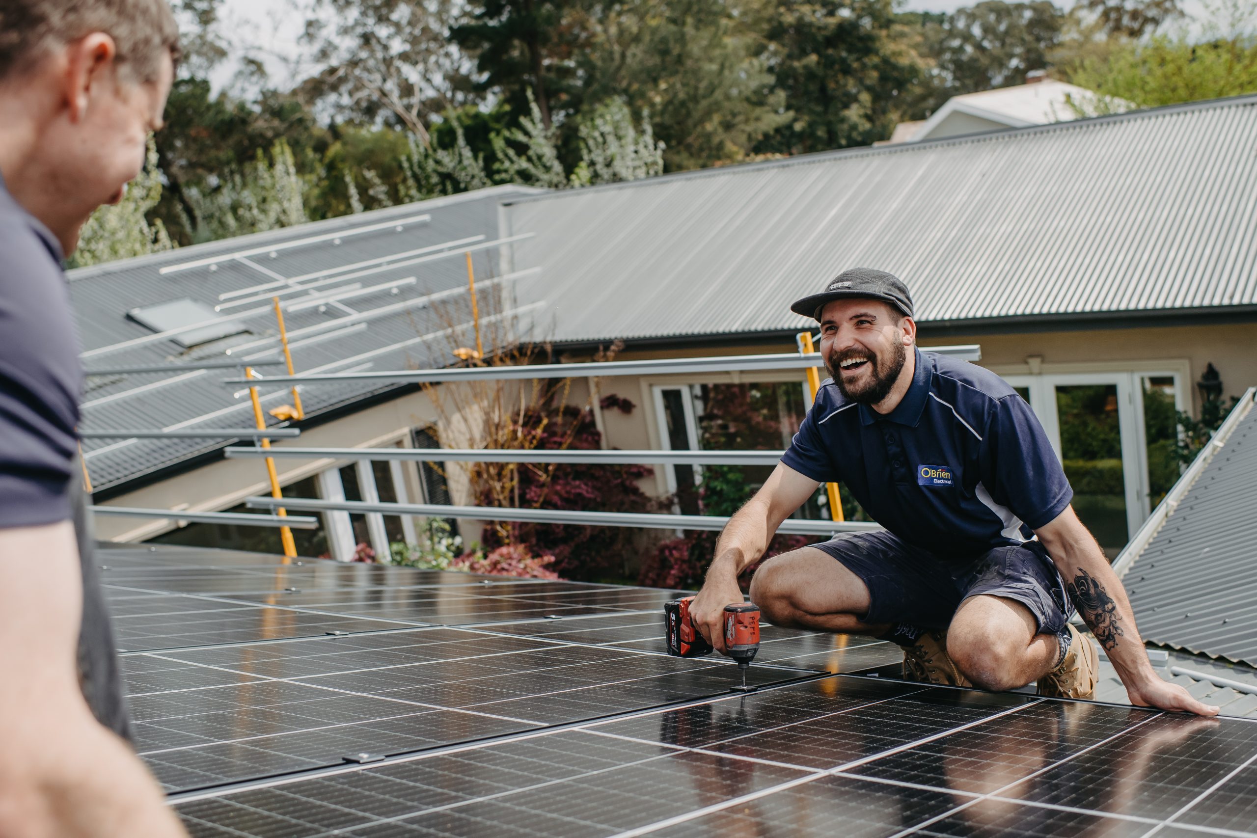 solar panel installation