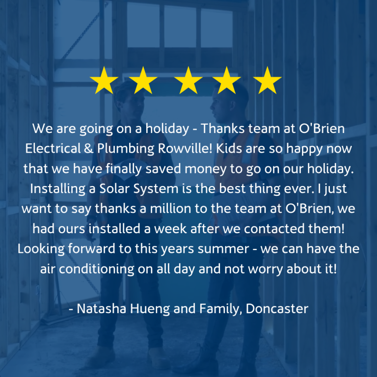 Solar Panel Installers Melbourne O’Brien Electrical & Plumbing Rowville