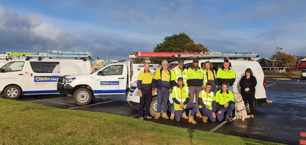 o'brien electrical goolwa team and fleet
