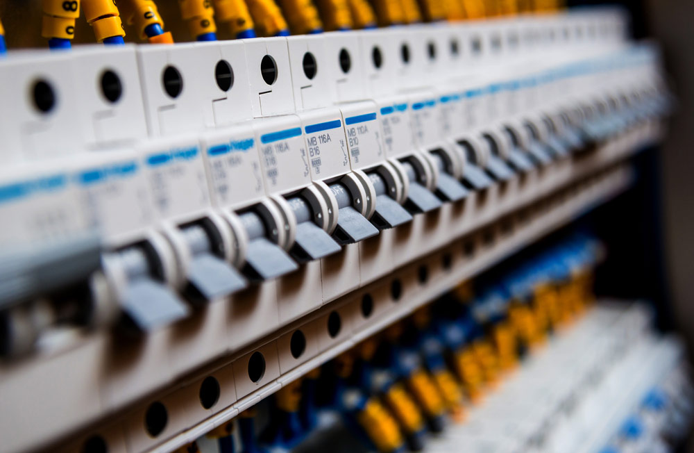 Voltage Switchboard With Circuit Breakers