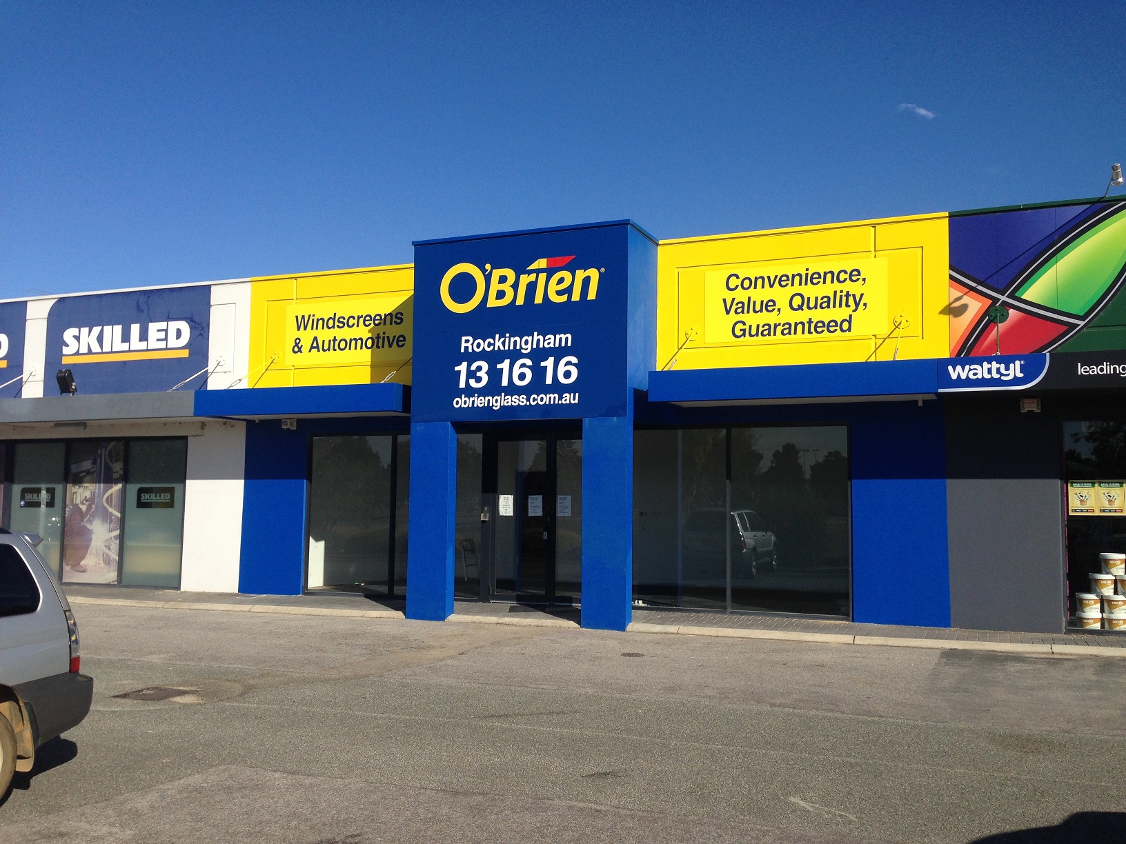O'Brien AutoGlass Rockingham storefront