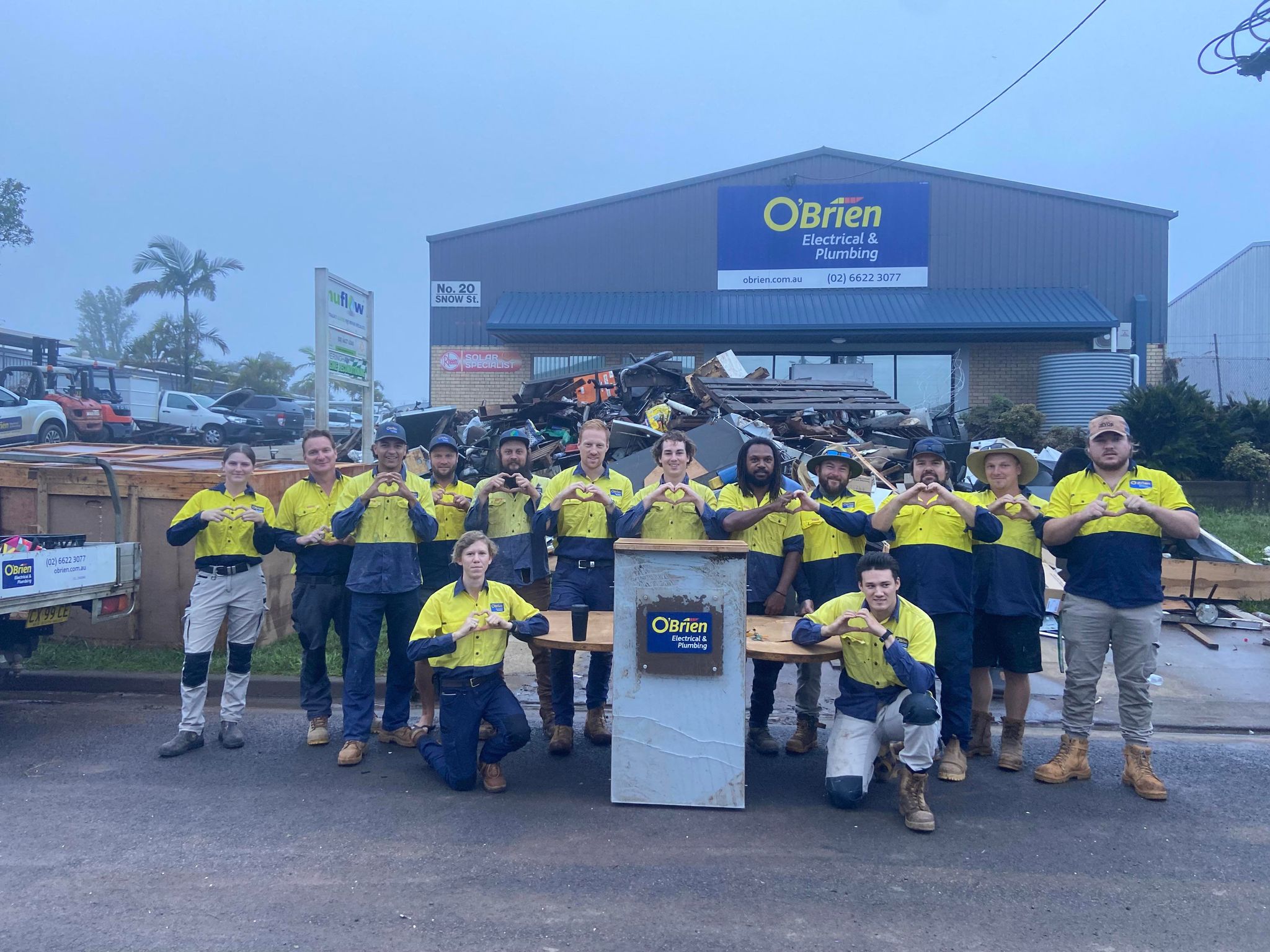 Contact us O'Brien Electrical & Plumbing Lismore