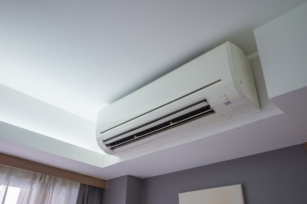 Air Conditioning Unit in a Bedroom