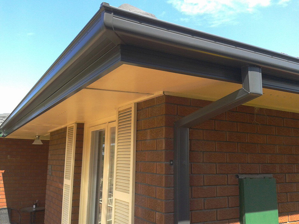 Close-up Of A Gutter