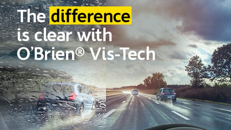 Introducing O’Brien® Vis-Tech: The windscreen rain repellent solution you’ll want this winter