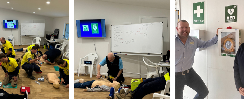 Our Commitment to Safety: Senior Team Completes First Aid Course and Office Defibrillator Installation