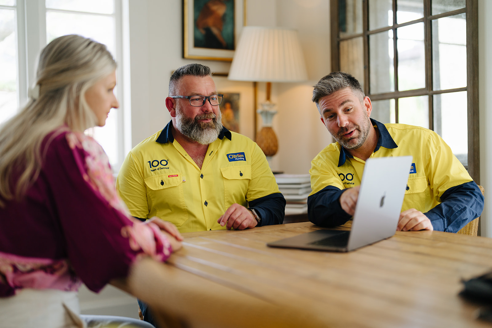 photo of staff of obrien electrical as best fix ac near me
